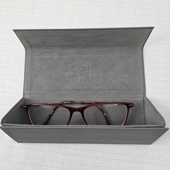 Scott Harris Eyeglass FRAMES ONLY Full Rim Metal Frame Made in Italy SH-682 - Picture 7 of 9